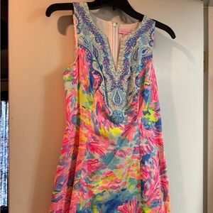 Lilly Pulitzer Colorful Patterned Midi Dress